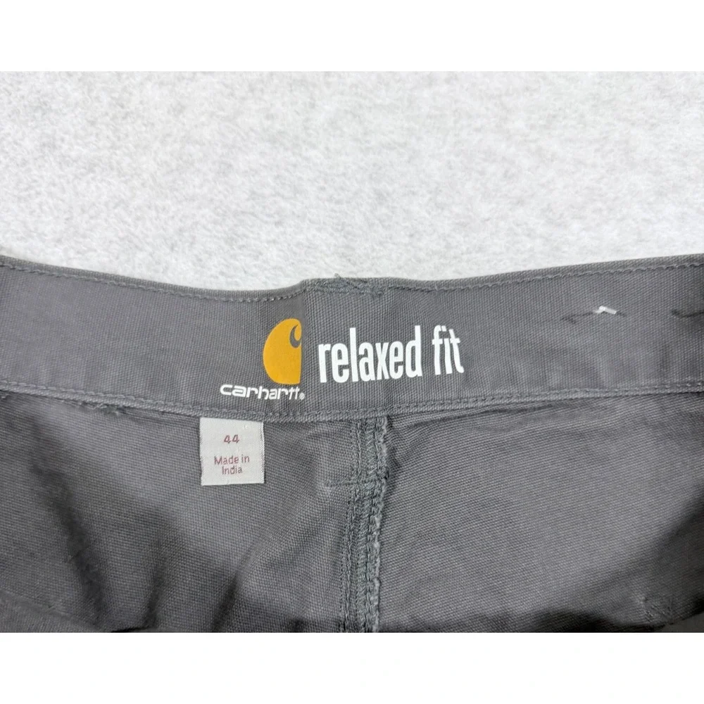 Carhartt‎ Cargo Work Shorts Mens 44 Gray NWT Relaxed Fit Rugged Flex Canvas 11in